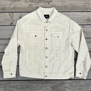 Express Stone Denim Trucker Jacket